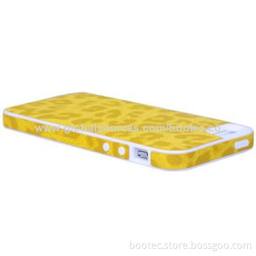 Soft TPU Case with PU Leather Finished for New iPhone 6, OEM Orders Welcomed